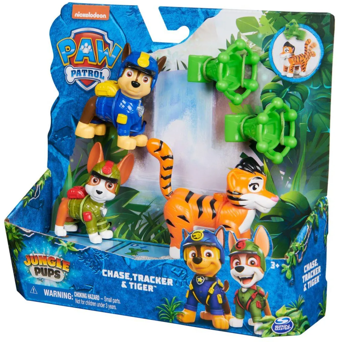 Patrulla Canina - Figuras de acción Chase, Tracker & Tiger