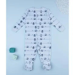 Pelele azul estampado de niño