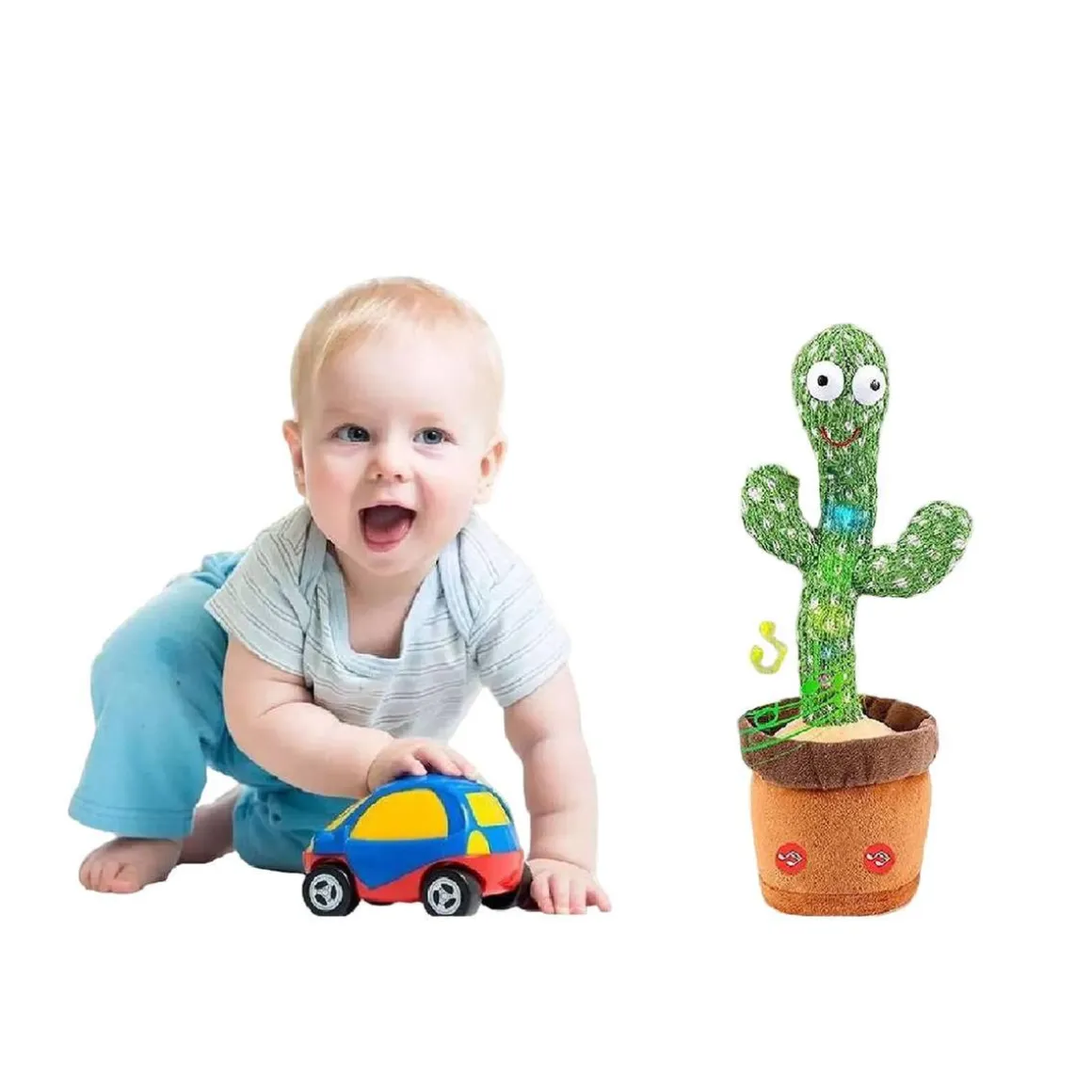 Peluche cactus canta baila y habla