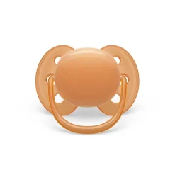 Philips Avent - Chupetes ultra suaves para bebés de 6-18 meses, morado/naranja (2 unidades)