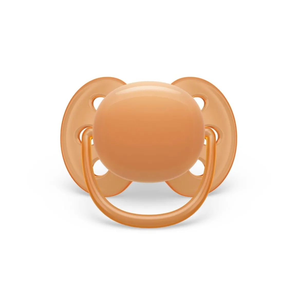 Philips Avent - Chupetes ultra suaves para bebés de 6-18 meses, morado/naranja (2 unidades)