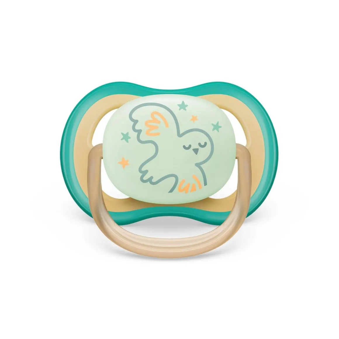 Philips Avent - Chupetes ultra air noche 0-6 meses estrella/pájaro
