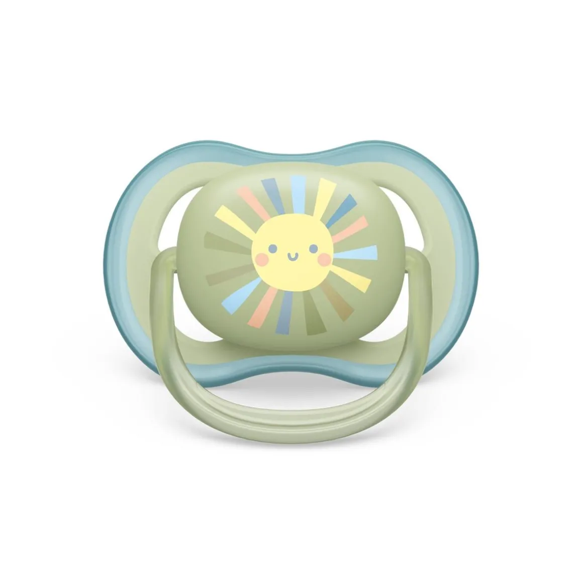 Philips Avent - Chupetes ultra air 0-6 meses azul/verde (2 unidades)