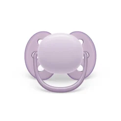Philips Avent - Chupetes ultra suaves 0-6 meses color morado/rosa (2 unidades)