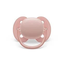 Philips Avent - Chupetes ultra suaves 0-6 meses color morado/rosa (2 unidades)