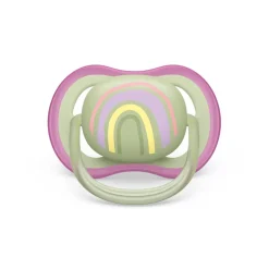 Philips Avent - Chupetes ultra air 0-6 meses verde/rosa