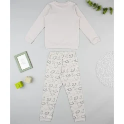 Pijama beige de niño Dino