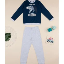 Pijama de dos piezas para niño oso polar