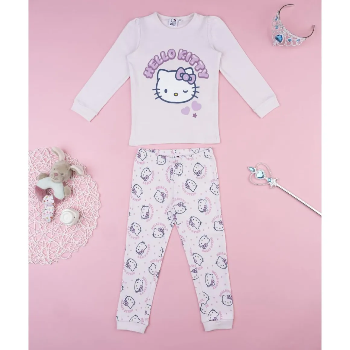 Pijama dos piezas niña Hello Kitty