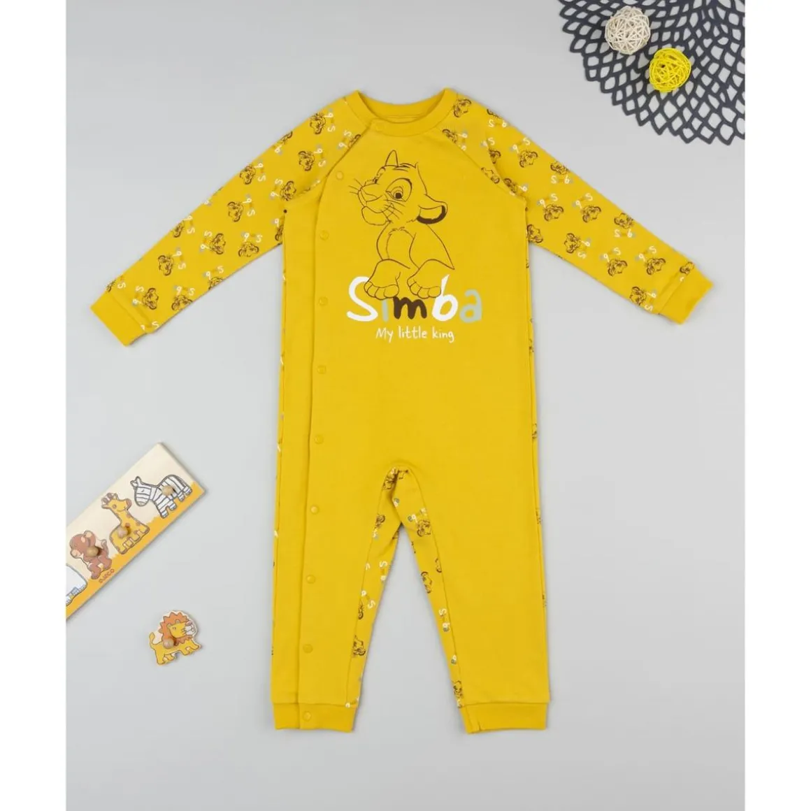 Pijama entero amarillo Rey León niño