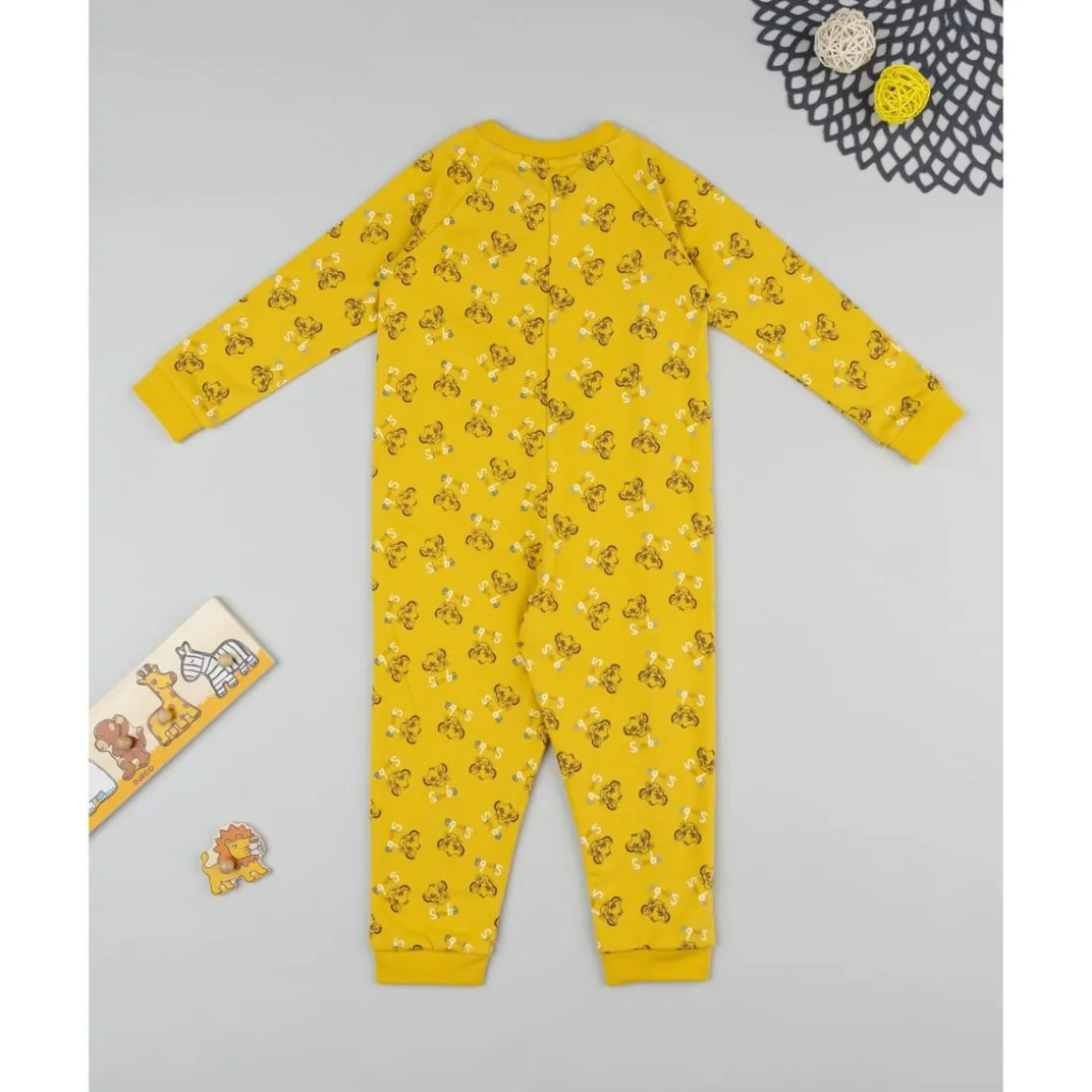 Pijama entero amarillo Rey León niño