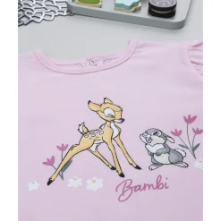 Pijama entero rosa Bambi niña