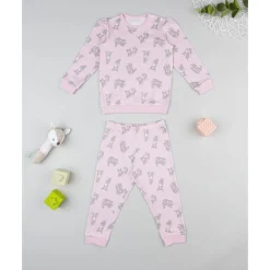 Pijama felpado niña rosa Tambor