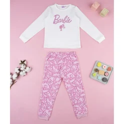 Pijama polar dos piezas niña Barbie