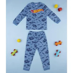 Pijama polar niño Hot Wheels