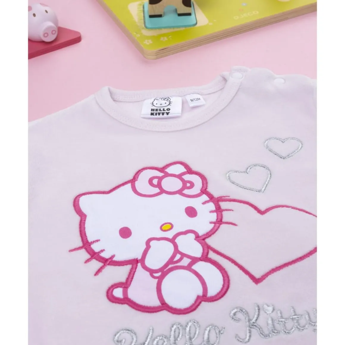 Pijama rosa de niña Hello Kitty