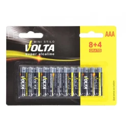 Pilas Alcalinas AAA V1,5 12 unid