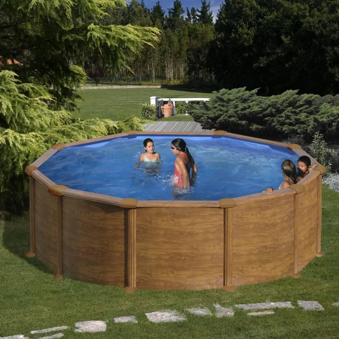 Piscina redonda Mauritius 350 x 132 cm