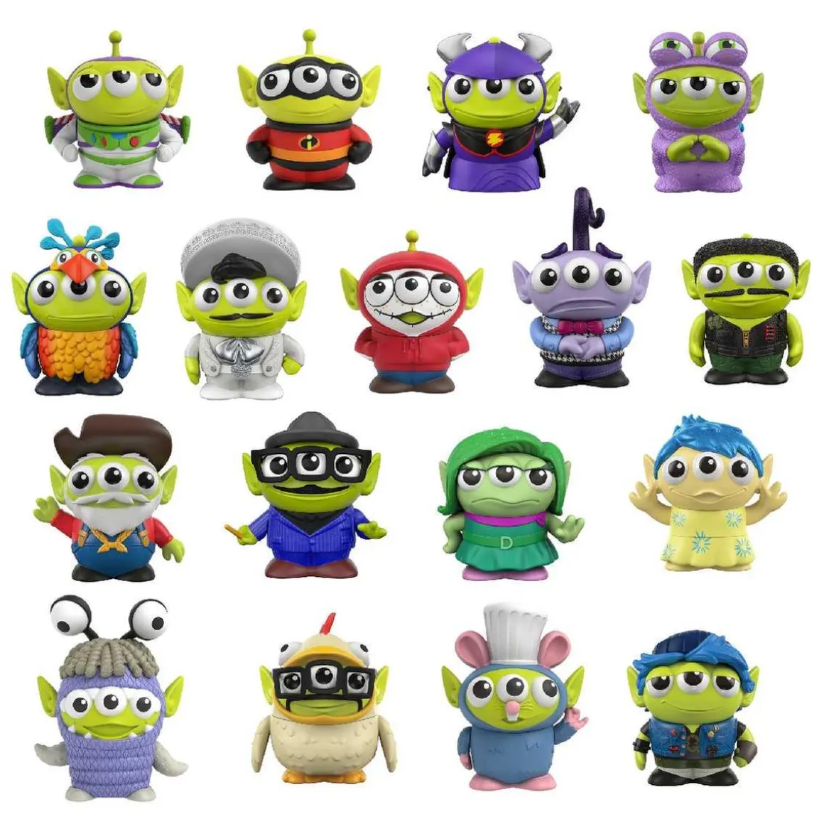 Pixar - Minifigura Alien Remix (varios modelos)