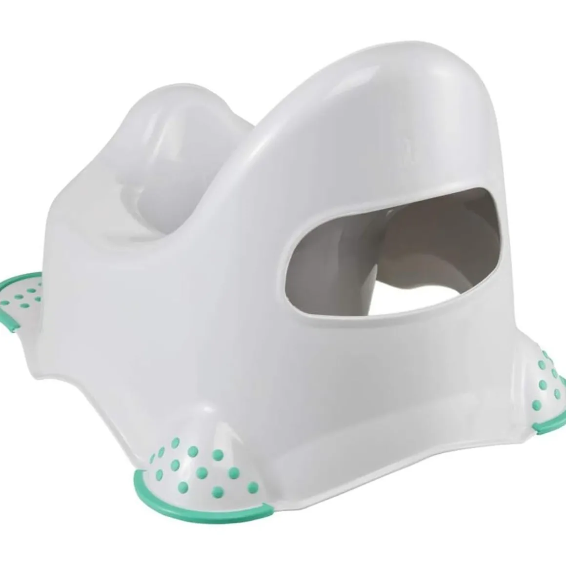 Plastimyr - Peppa Pig - Orinal antideslizante Peppa Pig, 38 x 27 x 23.5 cm, gris claro ㅤ