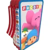 Pocoyo - Plumier unisex 3 pisos con material escolar Pocoyo