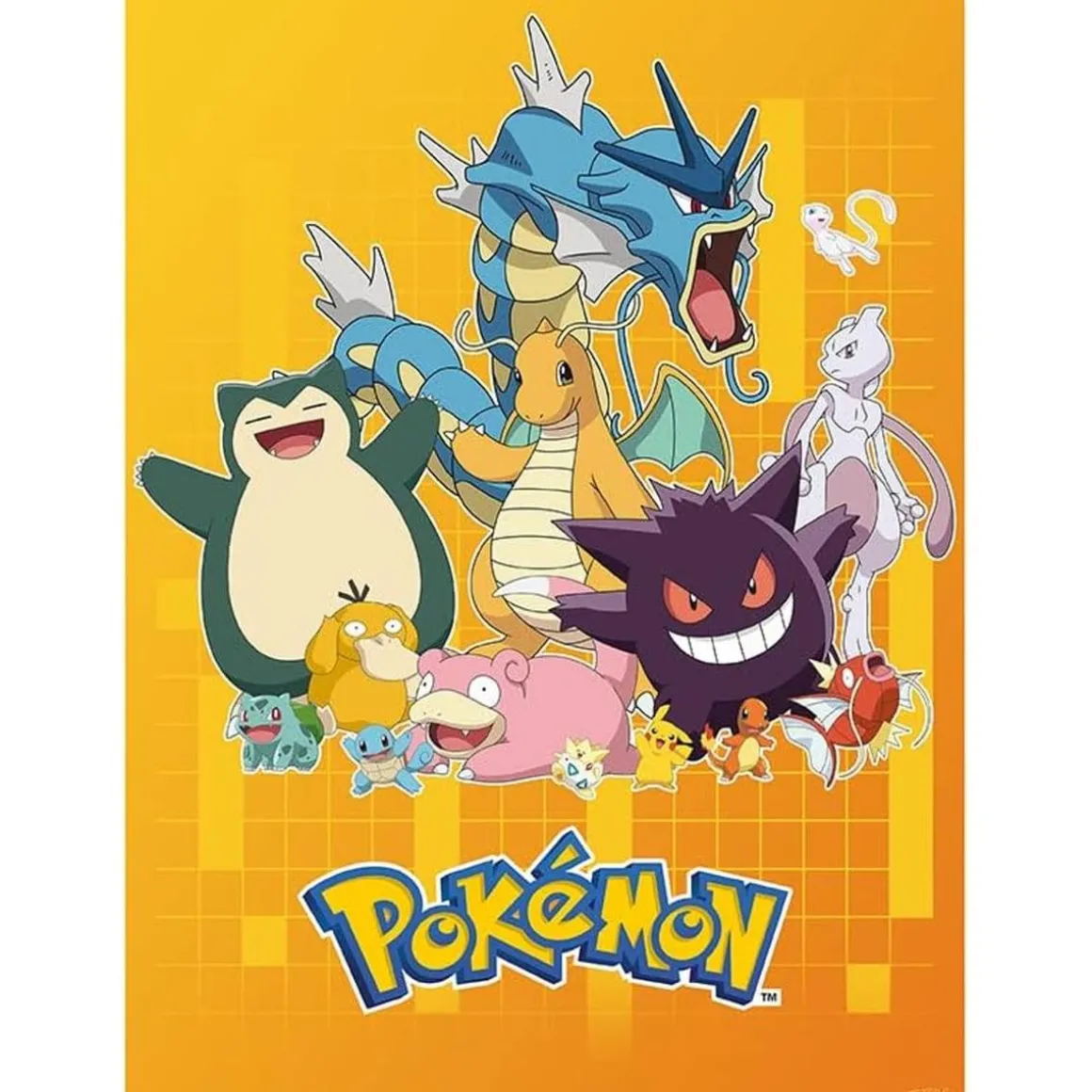 Pokemon - Set Chibi Poster Pokemon: personajes coloridos