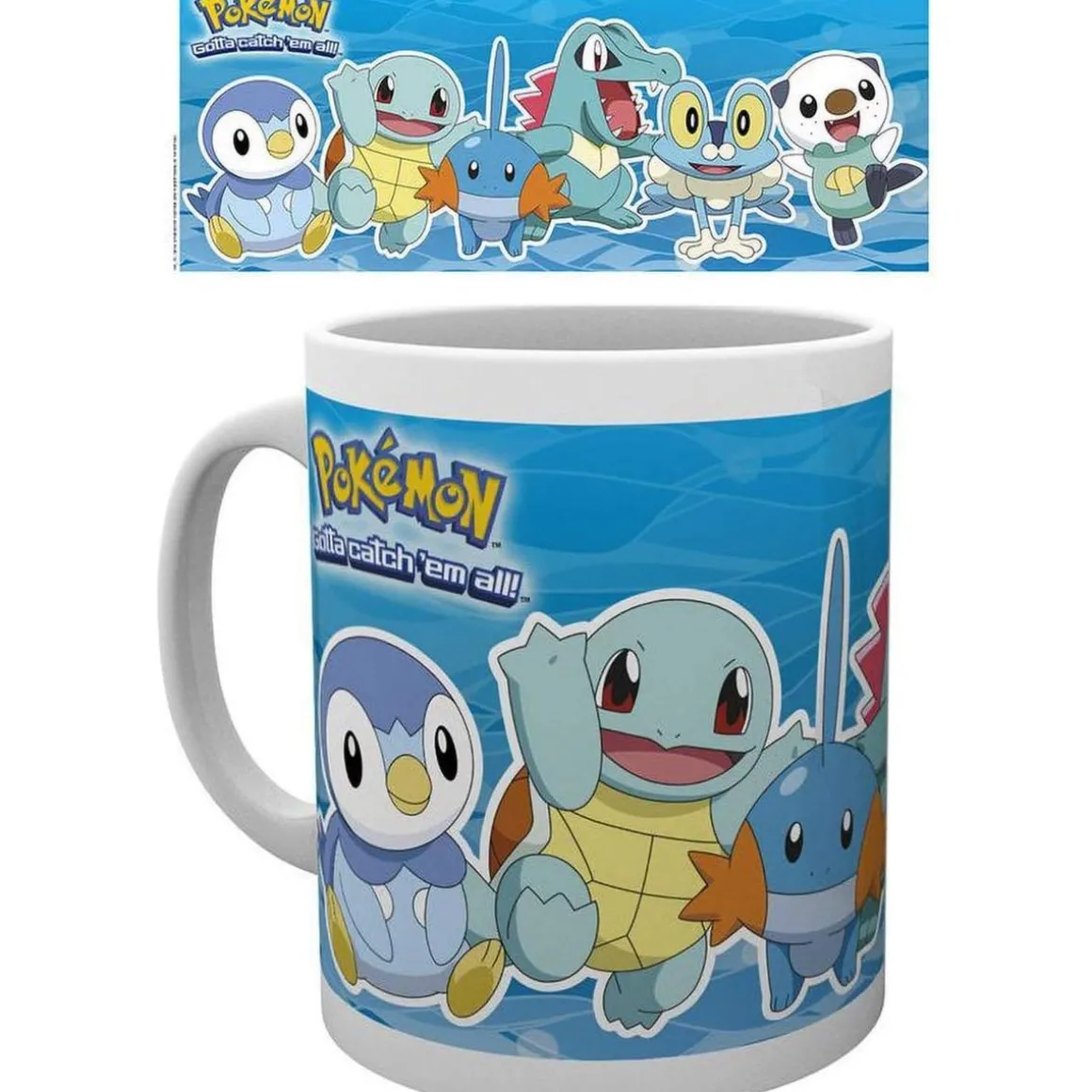 Pokemon - Taza de cerámica tipo agua Pokémon ㅤ