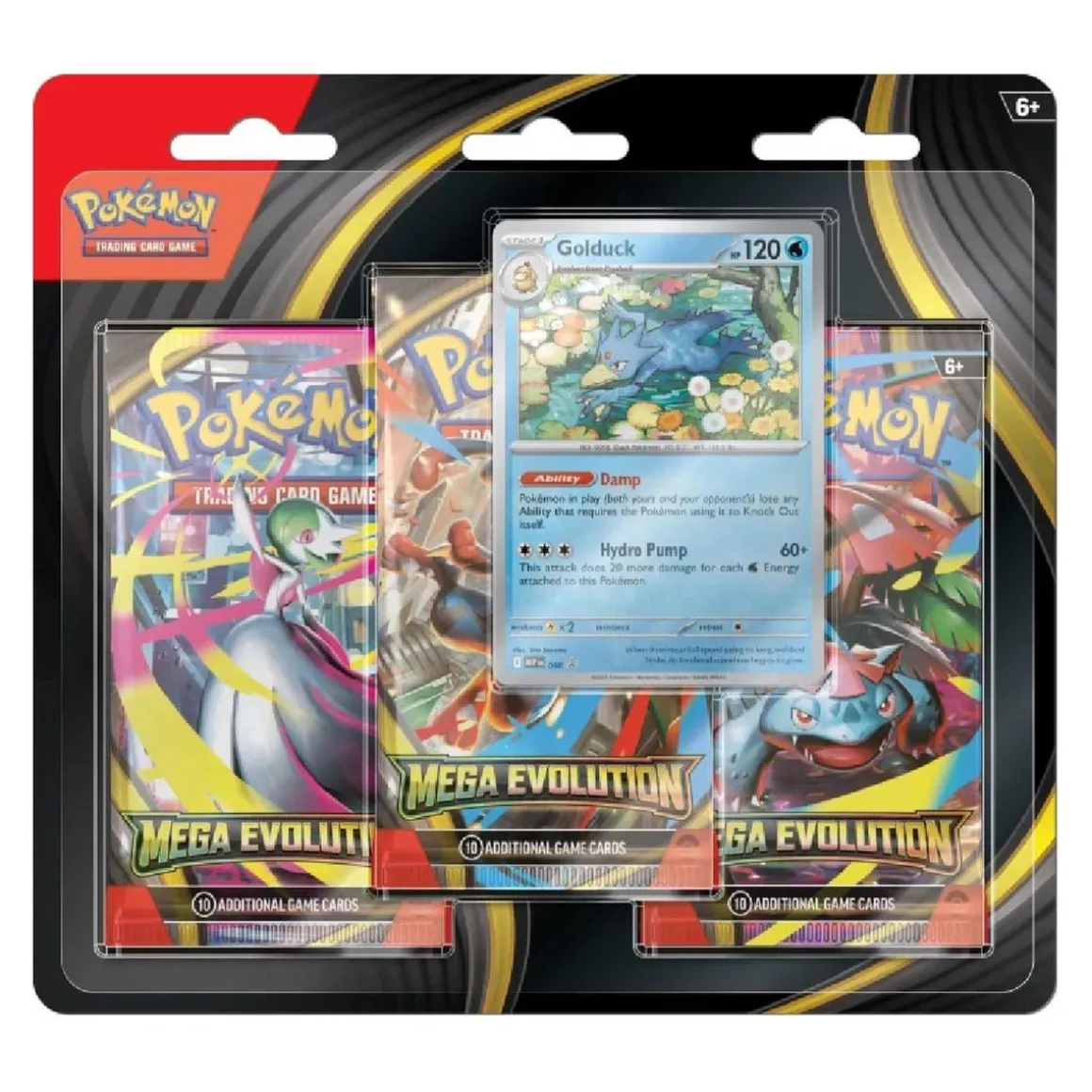 Pokémon - Blister 3 sobres de refuerzo Mega Evolución en español (Varios modelos)