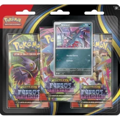 Pokémon - Megaevolución Fuegos Fantasmales - Blíster 3 sobres de cartas en español (Varios modelos)
