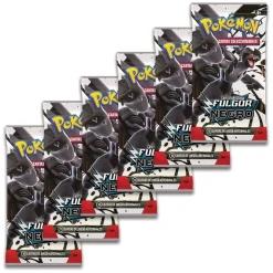 Pokémon - Pack 6 sobres de cartas Escarlata y Púrpura Fulgor Negro (español)
