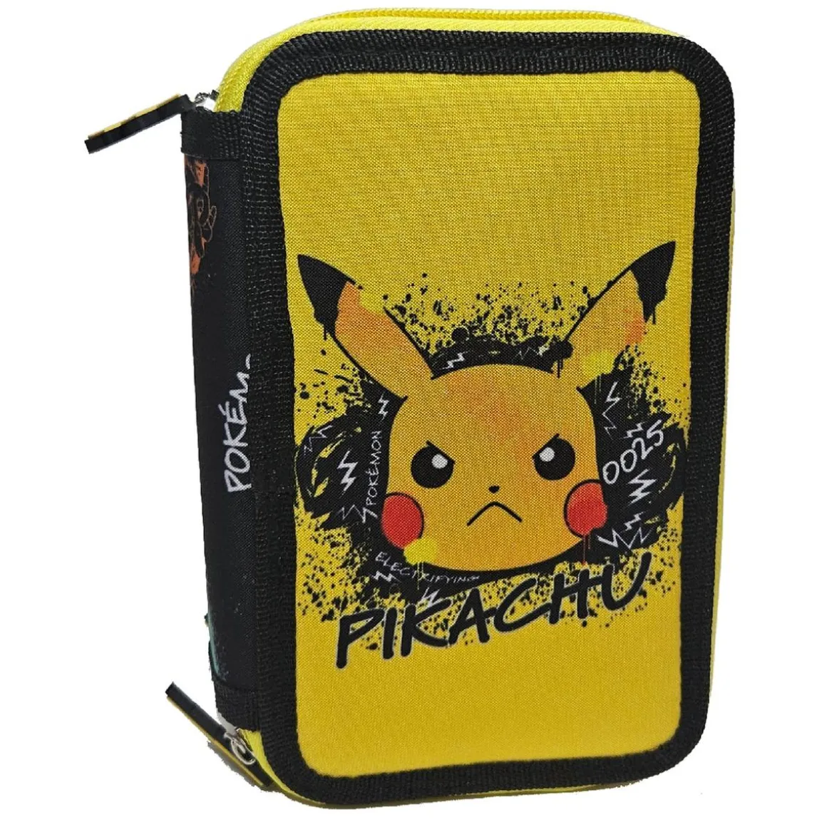 Pokémon - Plumier 3 cremalleras - Skate Face