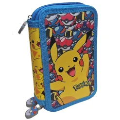 Pokémon - Plumier 3 cremalleras - Classic