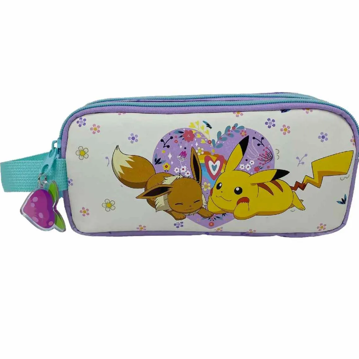 Pokémon - Portatodo triple - Colección Flowers