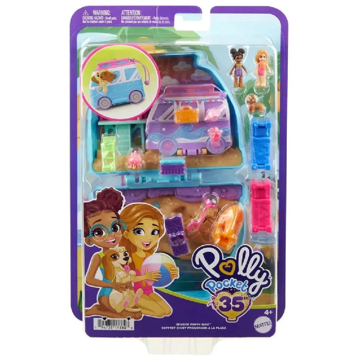 Polly Pocket - Playset con 2 muñecas y accesorios (varios modelos)