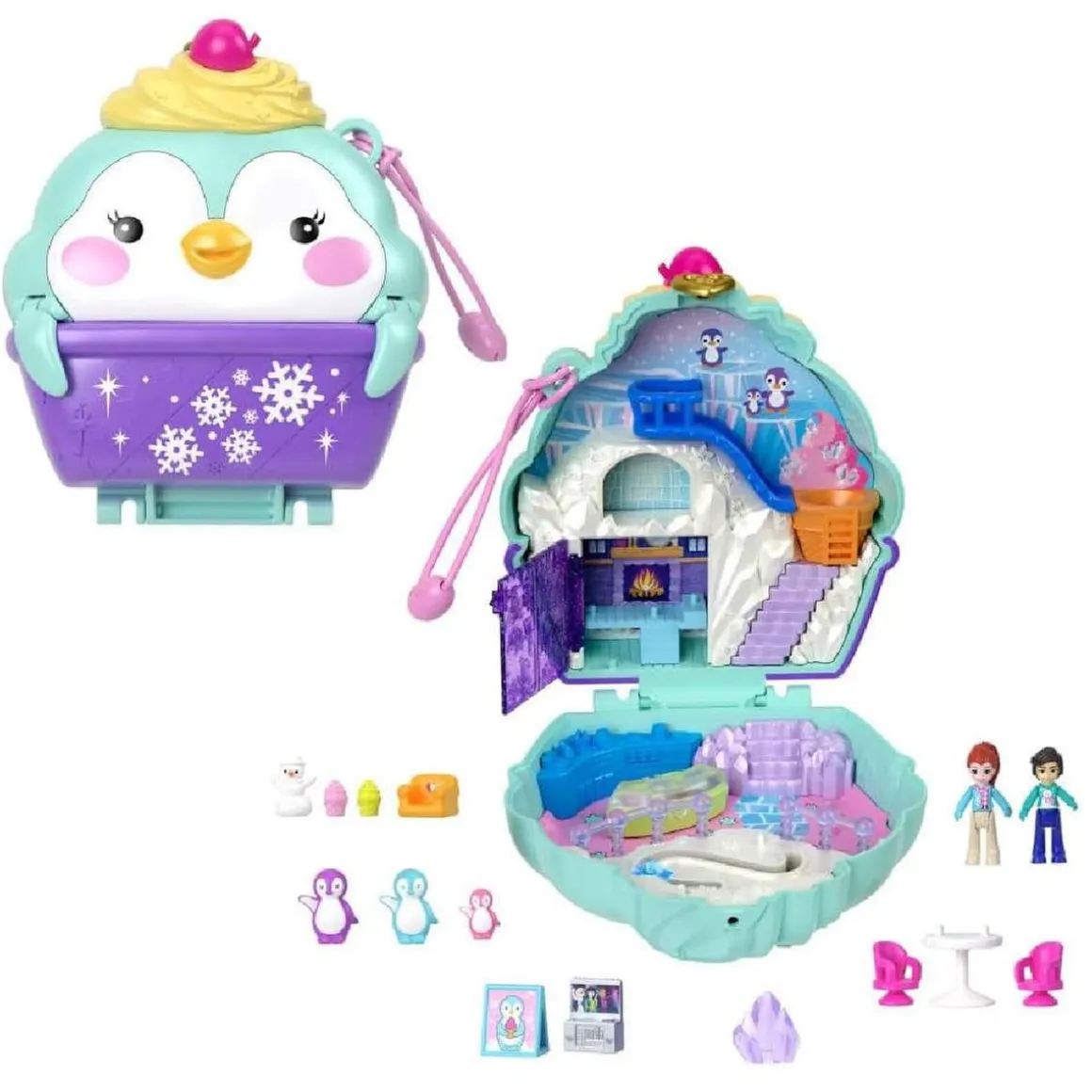 Polly Pocket - Playset con 2 muñecas y accesorios (varios modelos)