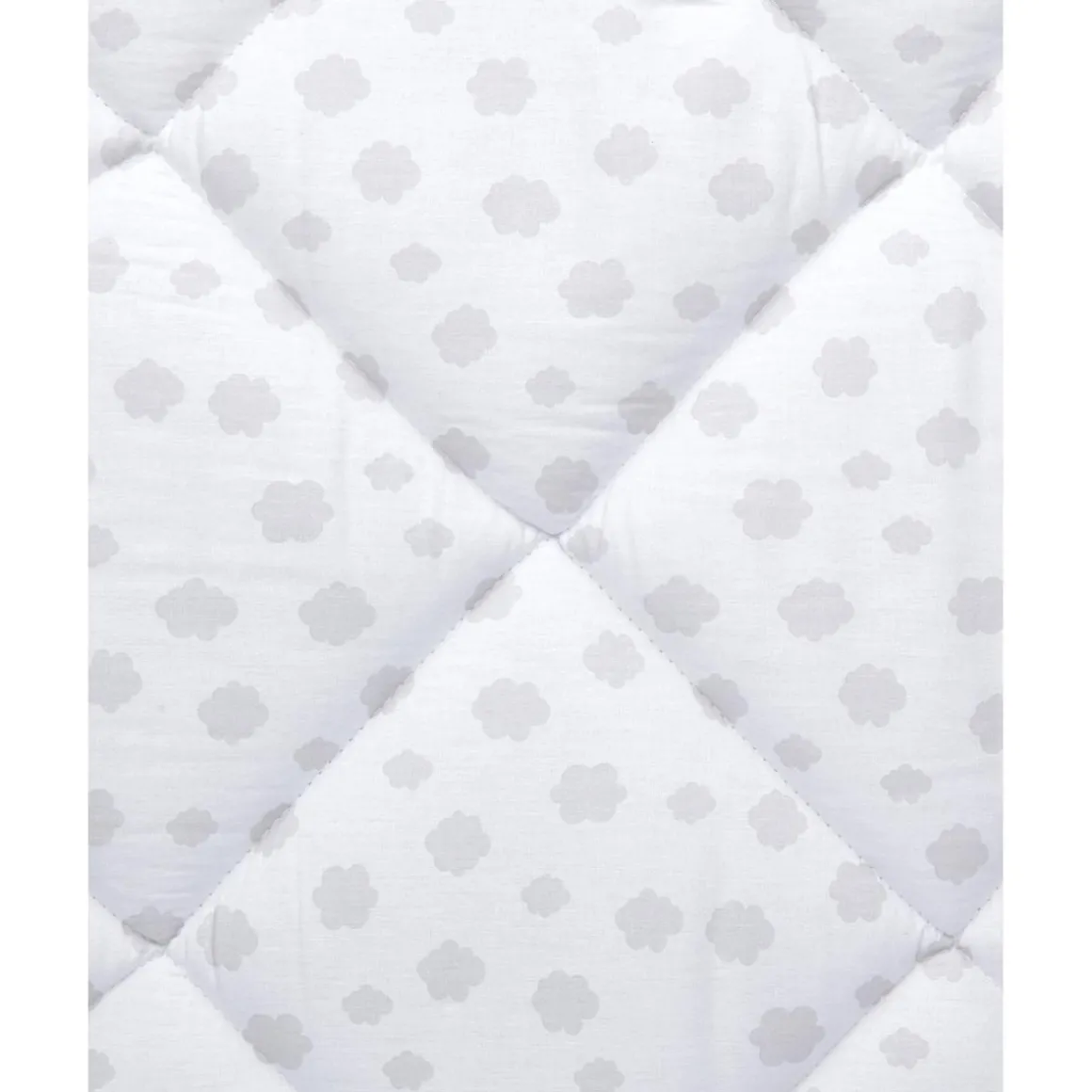 Protector de cuna con estampado de nubes
