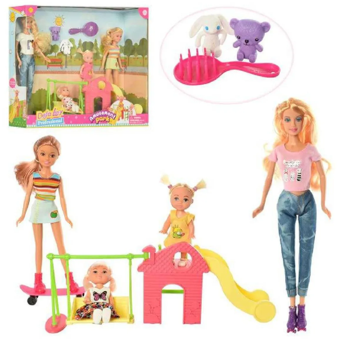 Qweenie Dolls Fashion - Muñecas en el parque (varios modelos)