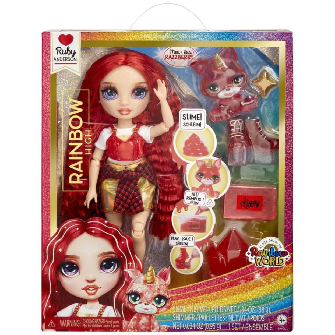 Rainbow High - Ruby Anderson - Muñeca Rainbow World