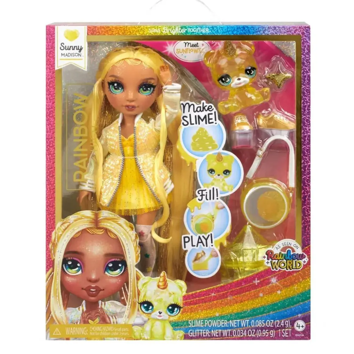 Rainbow High - Sunny Madison - Muñeca Rainbow World