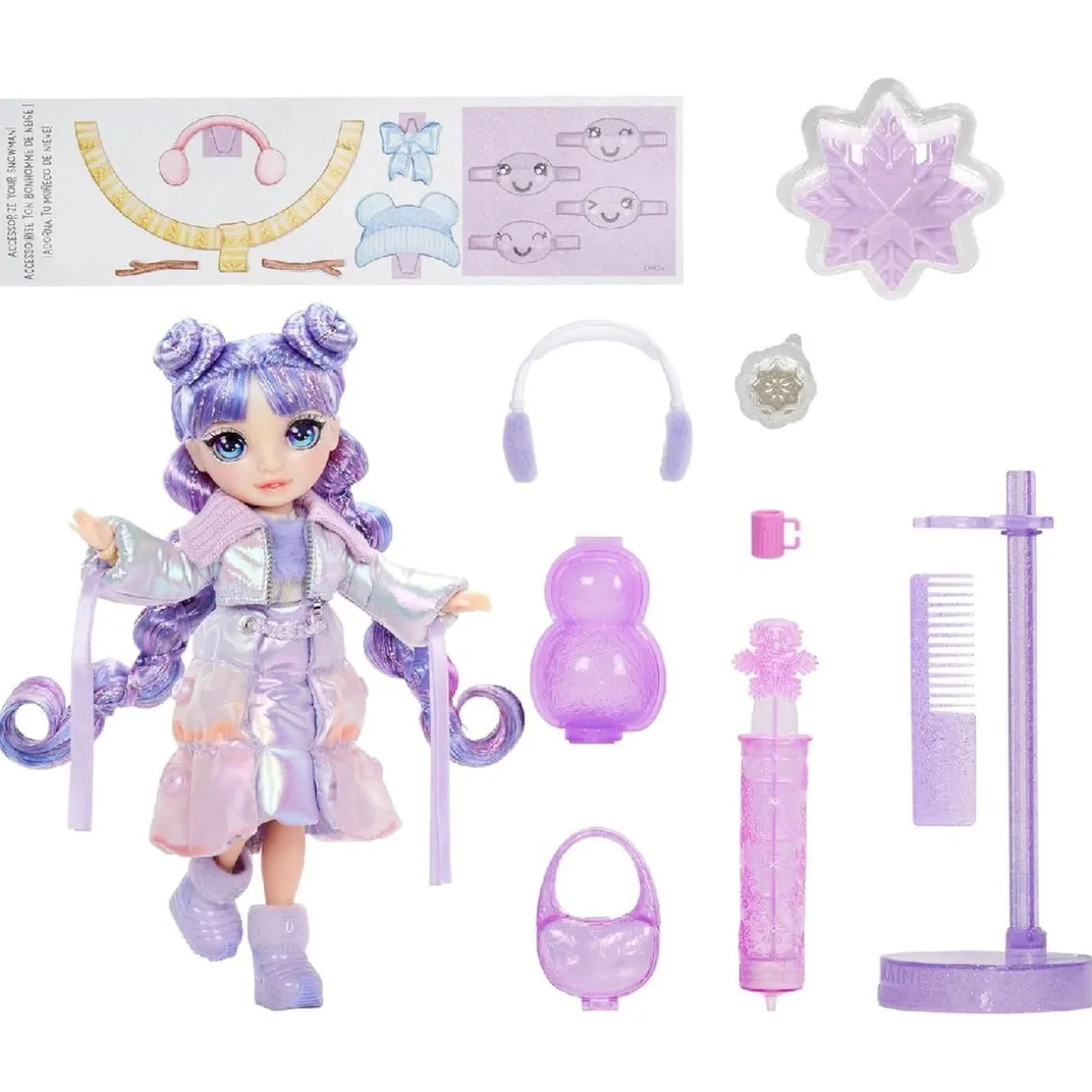 Rainbow High - Violet Willow - Muñeca Winter Wonderland
