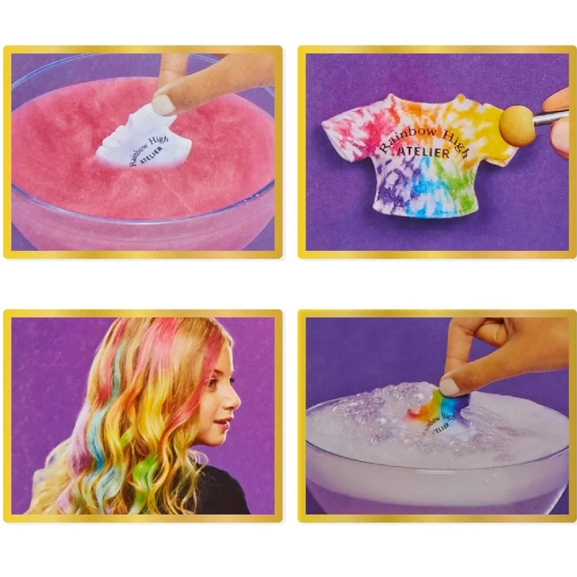 Rainbow High - Watercolor & Create DIY - Muñeca ojos lavanda