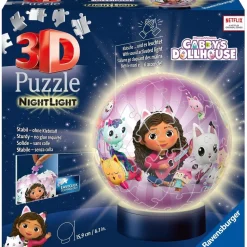 Ravensburger - 3D Puzzle Nightlamp Ball con Luces, 72 Piezas ㅤ