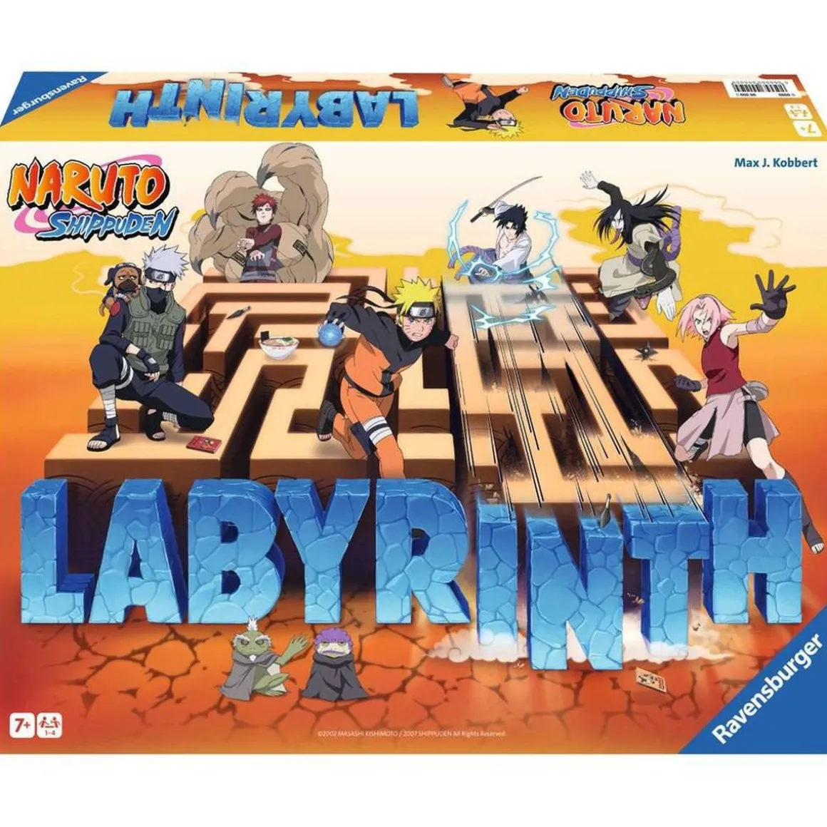 Ravensburger - Juego de mesa Laberinto Mágico Naruto Shippuden ㅤ