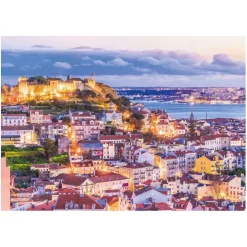 Ravensburger - Lisboa y su castillo - Puzzle 1000 piezas