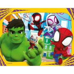 Ravensburger - Marvel Spidey Amazing Friends - Puzzle 4 in a box