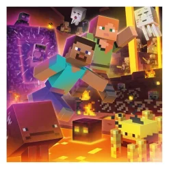 Ravensburger - Minecraft - Pack 3 puzzles 49 piezas
