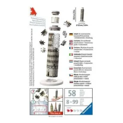 Ravensburger - Mini puzzle 3D Torre de Pisa