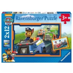 Ravensburger - Patrulla canina - 2 puzzles 12 piezas