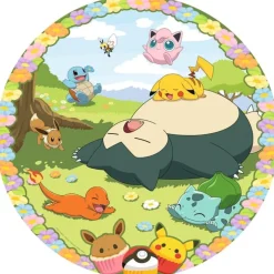 Ravensburger - Pokémon - Puzzle 500 piezas redondo