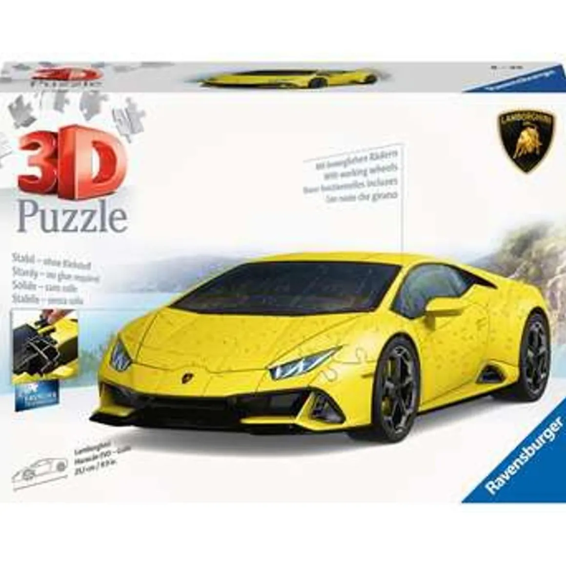 Ravensburger - Puzzle 3D de 156 piezas vehículos ㅤ